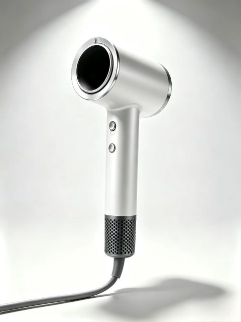 High-Speed Hair Dryer with Digital Display and LED Ring Light,MY SHOP,High-Speed Hair Dryer with Digital Display and LED Ring Light