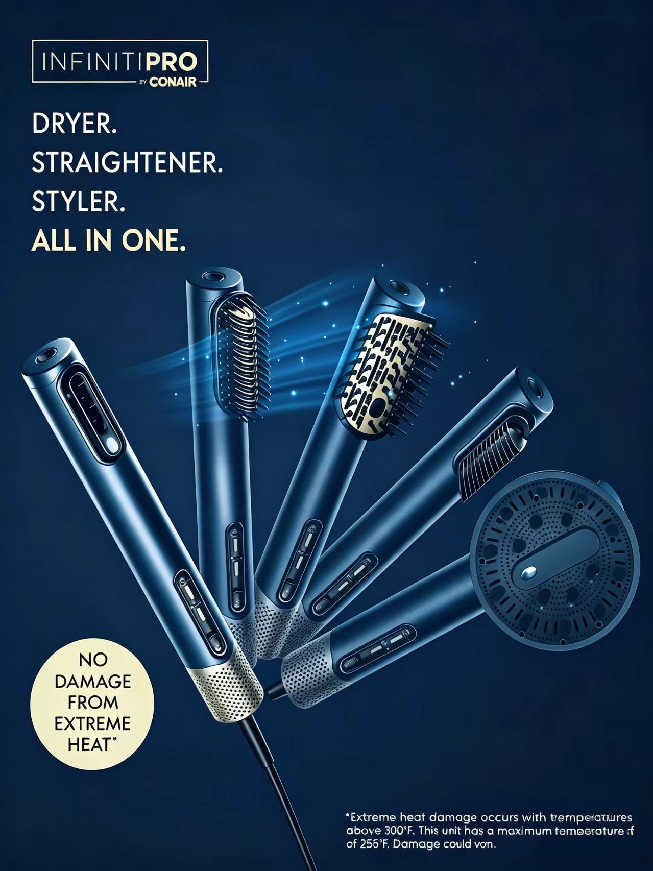 4-in-1 Hair Straightener Brush,MY SHOP,4-in-1 Hair Straightener Brush