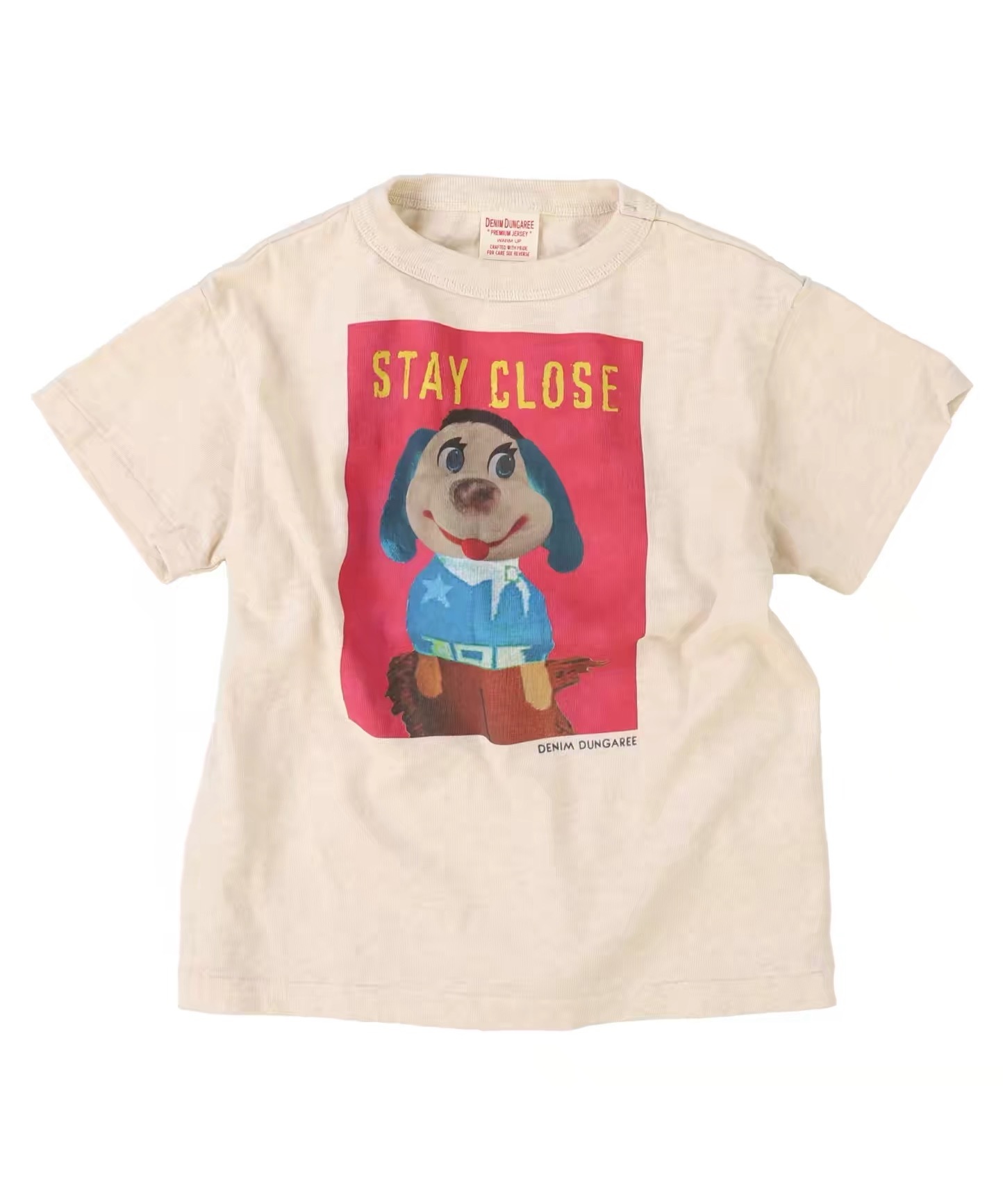 Fith Denim Dungaree Cotton Jersey STAY CLOSE S/S TEE