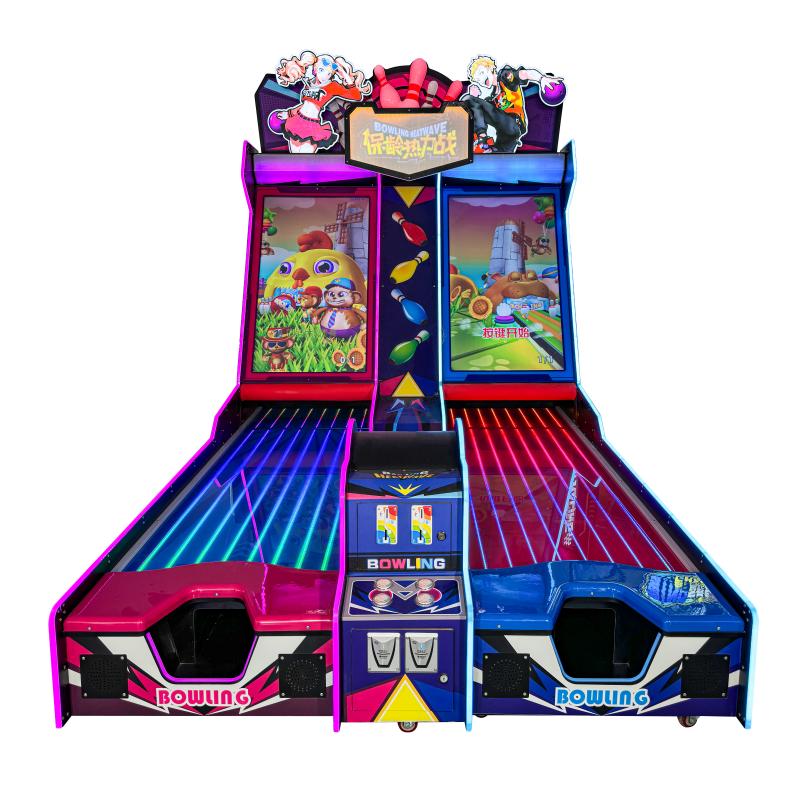 2 Player Coin Operated Arcade Bowling Machine - Bowling Heatwave