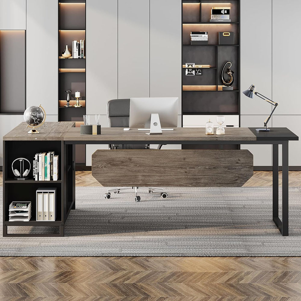 Nu-Deco L Shaped Office Desk MH24354