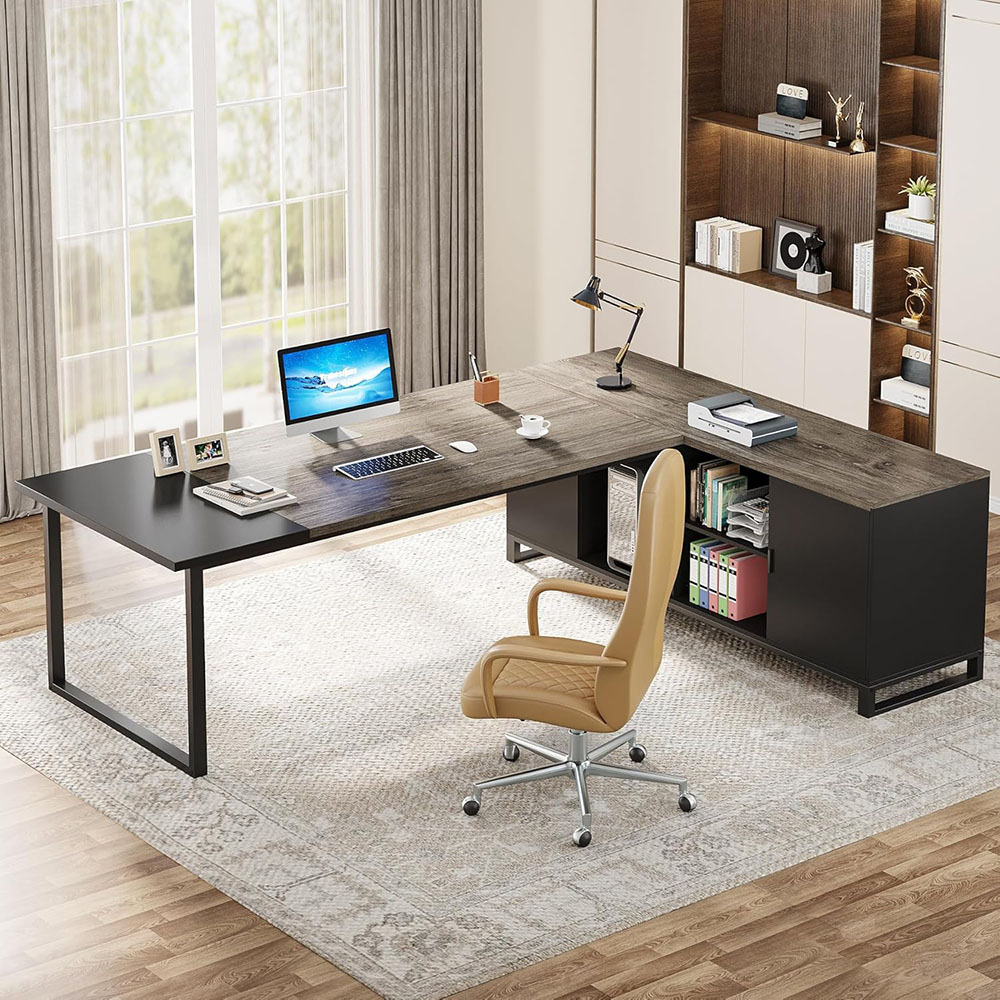 Nu-Deco L Shaped Office Desk MH24354