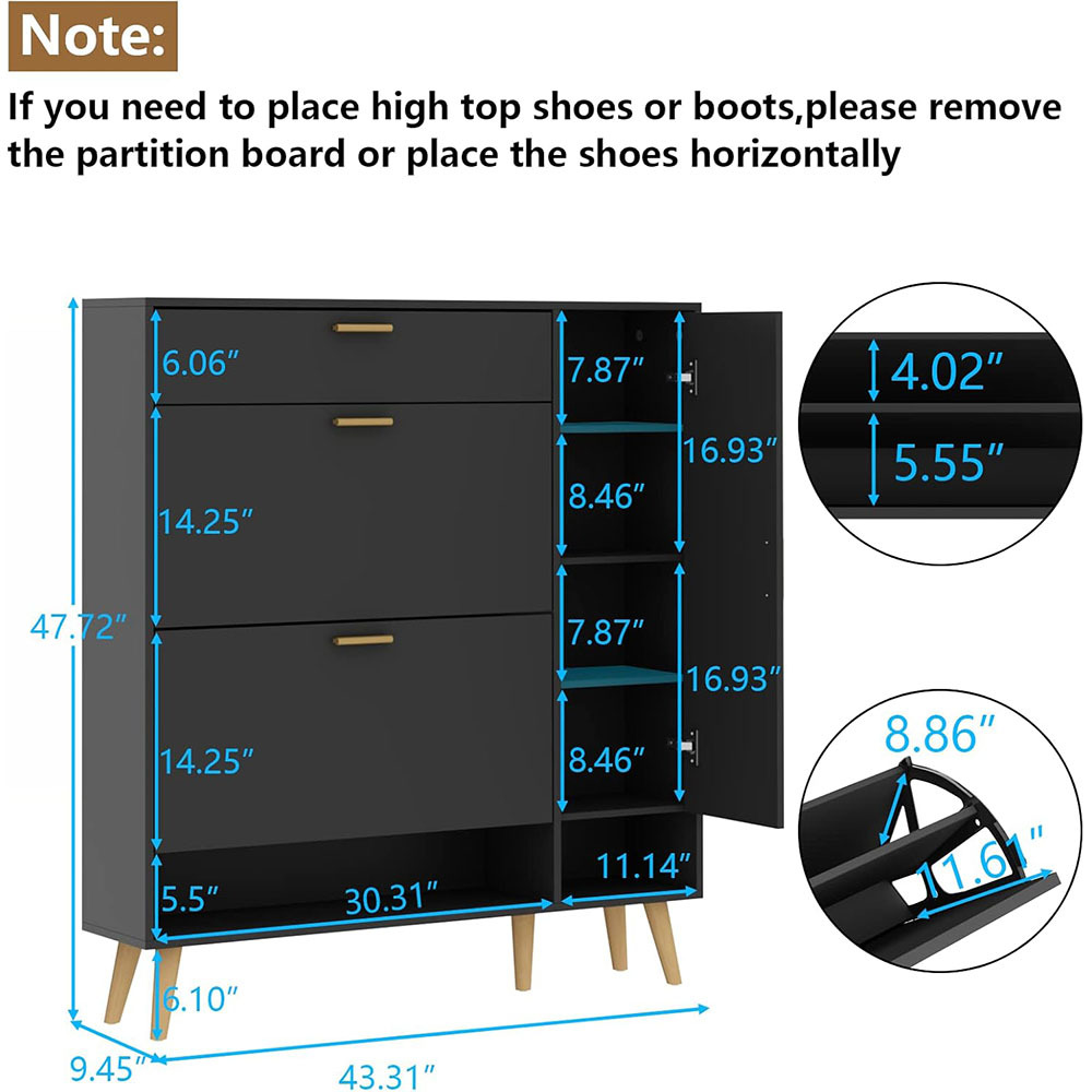 Nu-Deco Shoe Cabinet MH24393