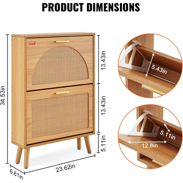 Nu-Deco Shoe Cabinet MH24461