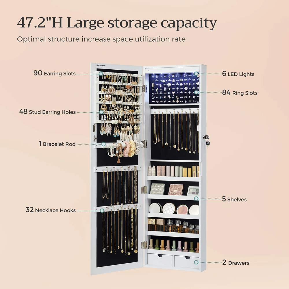 Nu-Deco Jewelry Armoire MH24567