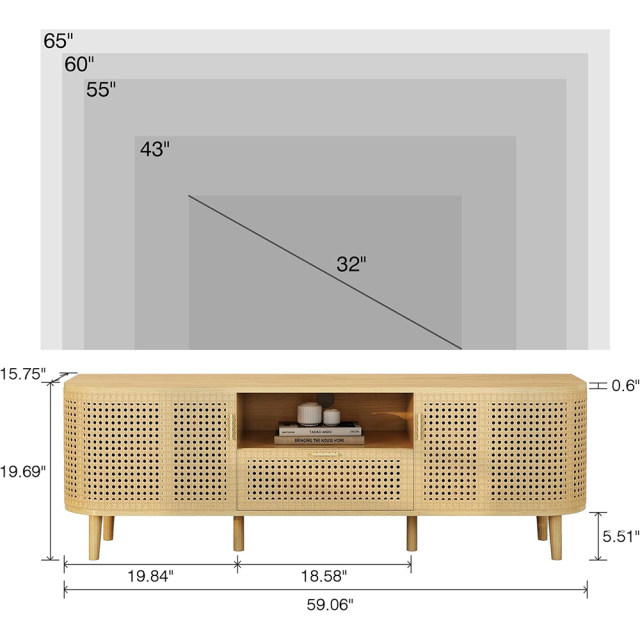 Nu-Deco TV Stand MH25058