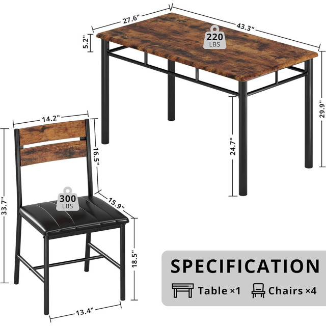 Nu-Deco Dining Set MH25075