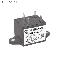HFE82V-20 HONGFA High Voltage DC Contactor 450V 750V 1000V 20A,Xcontactor.com,HFE82V-20 HONGFA High Voltage DC Contactor 450V 750V 1000V 20A
