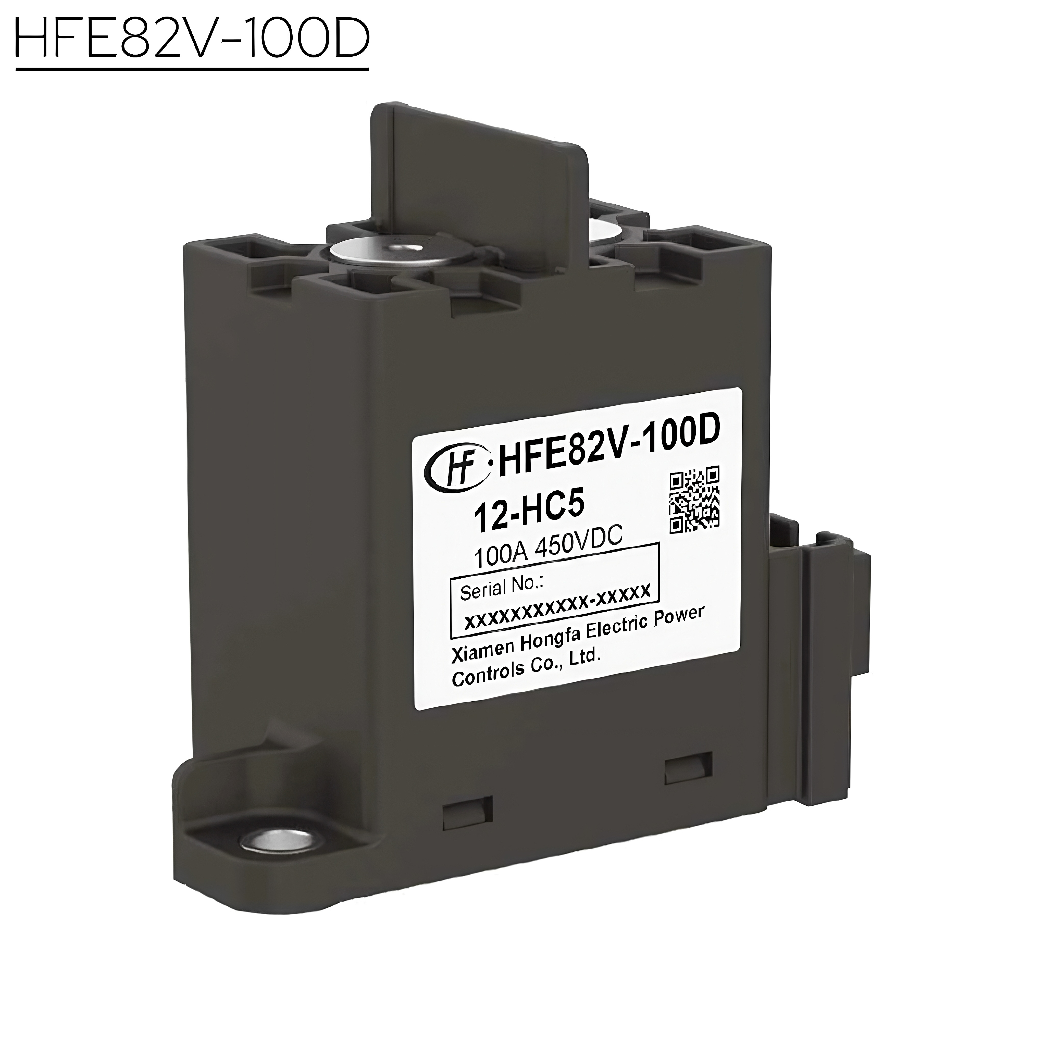 HFE82V-100D HONGFA High Voltage DC Contactor 450V 750V 1000V 100A,Xcontactor.com,HFE82V-100D HONGFA High Voltage DC Contactor 450V 750V 1000V 100A