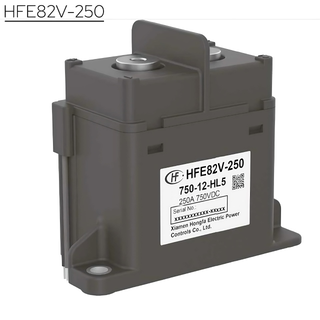 HFE82V-250 HONGFA High Voltage DC Contactor 450V 750V 1000V 250A,Xcontactor.com,HFE82V-250 HONGFA High Voltage DC Contactor 450V 750V 1000V 250A