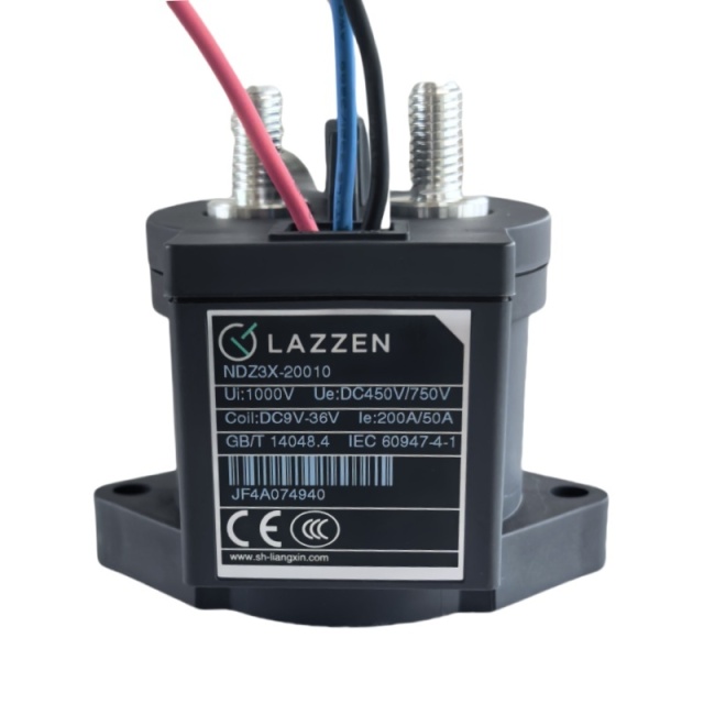 DC Contactor NDZ3X-20010 Lazzen 200A Coil 12/24V,Xcontactor.com,DC Contactor NDZ3X-20010 Lazzen 200A Coil 12/24V