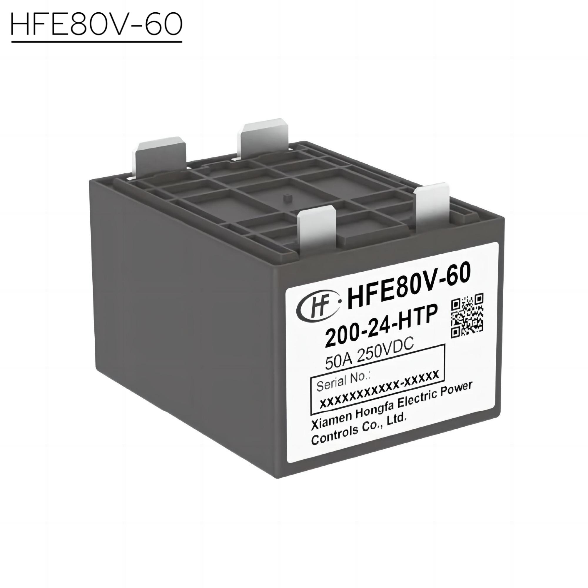 HONGFA HFE80V-20B Contactor Rated control voltage DC12V/24V 20A,Xcontactor.com,HONGFA HFE80V-20B Contactor Rated control voltage DC12V/24V 20A
