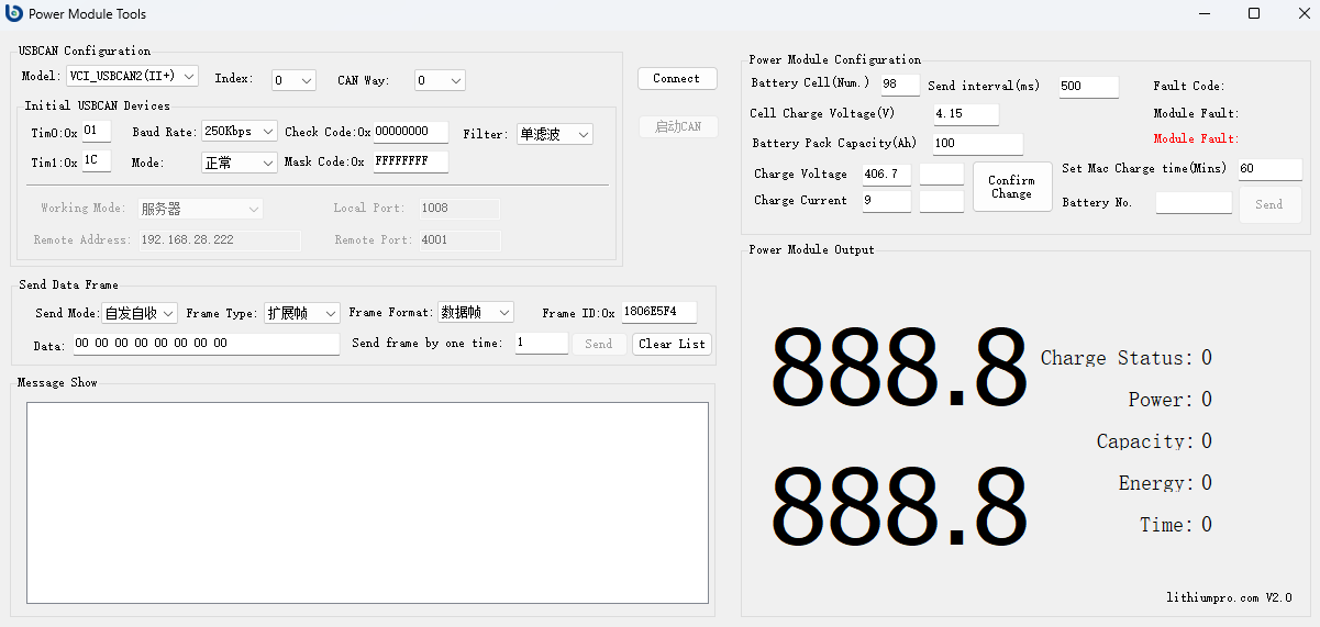 6kW AC380V to DC10-30V 190A Fast Charging Power Module