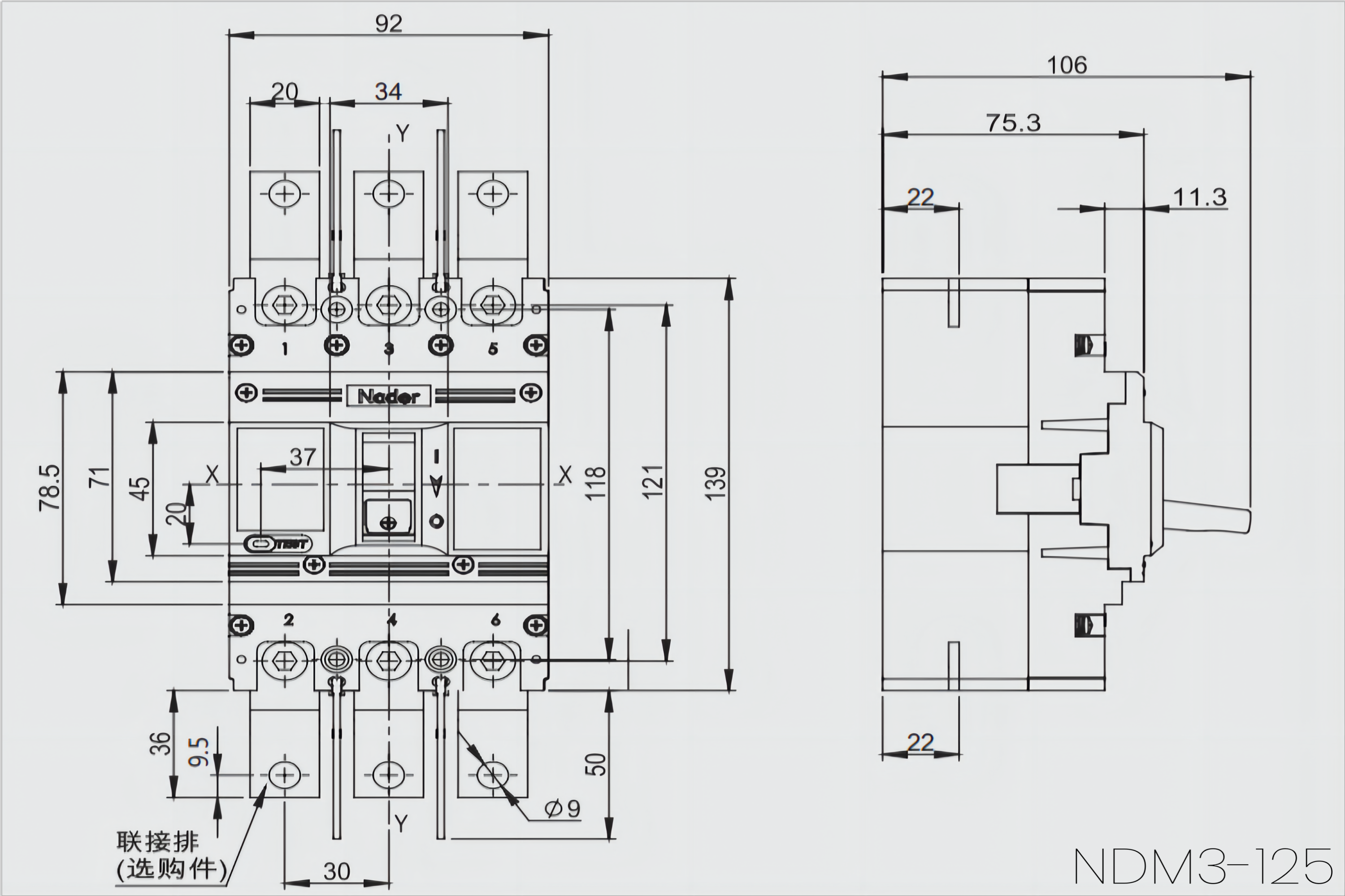 LAZZEN NDM3-400C — product structure