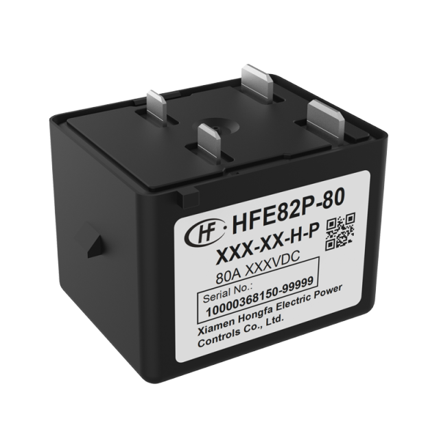 HFE82P-80 HONGFA High Voltage DC Contactor 750V 80A PCB,High Voltage DC Contactor & DC-DC Converter Supplier | Xcontactor.com,HONGFA HFE82P-80 High Voltage DC Contactor 750V 80A — PCB Terminal