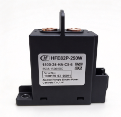 HFE82P-250W HONGFA High Voltage DC Contactor 1500V 250A,High Voltage DC Contactor & DC-DC Converter Supplier | Xcontactor.com,HONGFA HFE82P-250W High Voltage DC Contactor 1500V 250A — Aux Contact