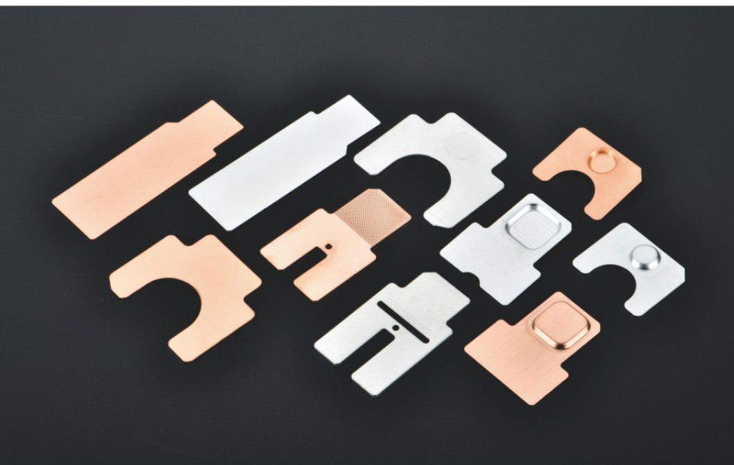 Cell adapter pieces, copper and nickel-plated