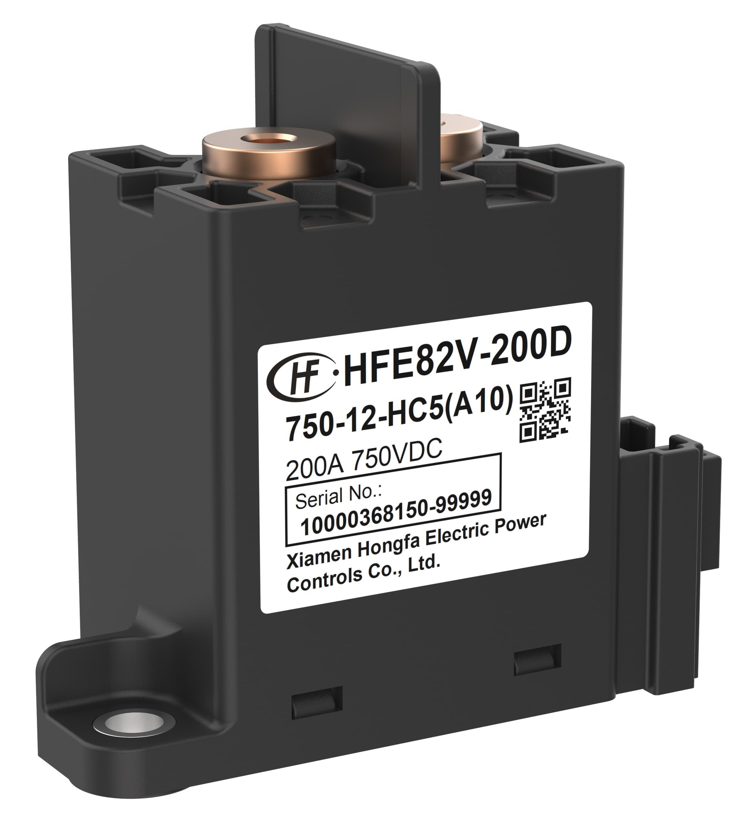 HFE82V-200D(A10) HONGFA High Voltage DC Contactor Relay 1000V Ceramic Brazing Coil DC12V DC24V,High Voltage DC Contactor & DC-DC Converter Supplier | Xcontactor.com,HONGFA HFE82V-200D(A10) High Voltage DC Contactor 1000V 200A