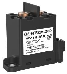 HFE82V-200D(A10) HONGFA High Voltage DC Contactor Relay 1000V Ceramic Brazing Coil DC12V DC24V,High Voltage DC Contactor & DC-DC Converter Supplier | Xcontactor.com,HONGFA HFE82V-200D(A10) High Voltage DC Contactor 1000V 200A