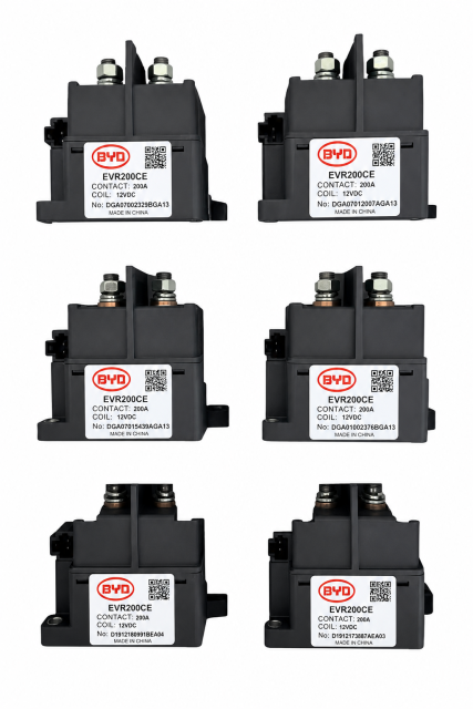 BYD EVR200CE High-Voltage DC Contactor 200A / 1000VDC,High Voltage DC Contactor & DC-DC Converter Supplier | Xcontactor.com,BYD EVR200CE High-Voltage DC Contactor 200A / 1000VDC