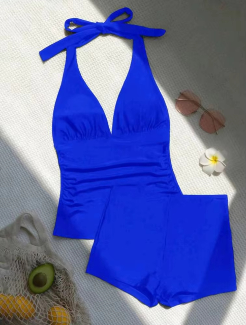 OEM/ODM Women's Solid Color One-piece Swimsuit Sexy Elegant Deep V Halter Beach Swimsuit Swimming Wear for Women,MY SHOP,OEM/ODM Women's Solid Color One-piece Swimsuit Sexy Elegant Deep V Halter Beach Swimsuit Swimming Wear for Women