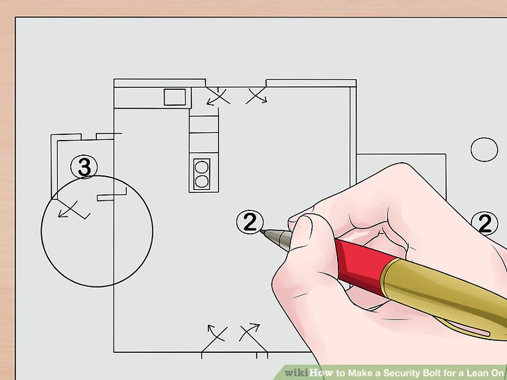 Como fazer um parafuso de segurança para um Lean On