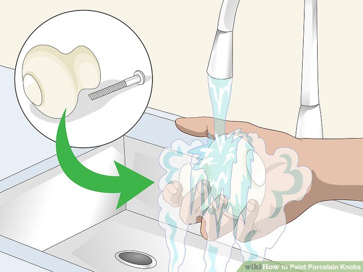 How to Paint Porcelain Knobs