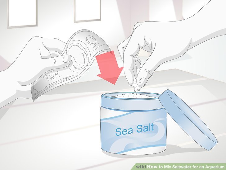 How to Mix Saltwater for an Aquarium