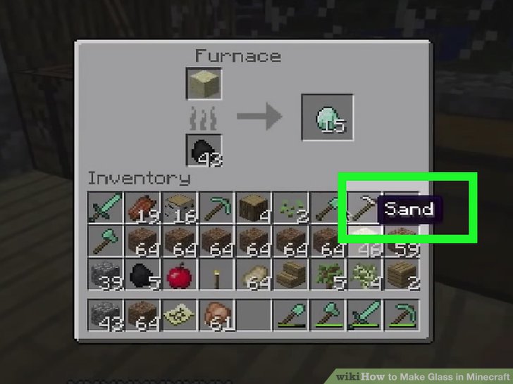 How To Make Glass In Minecraft