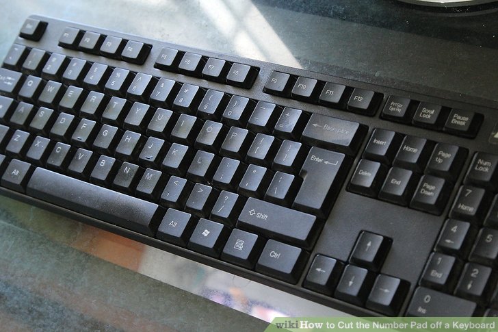 How to Cut the Number Pad off a Keyboard
