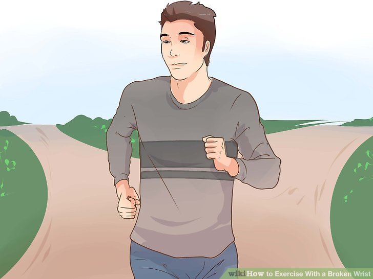 How to Exercise With a Broken Wrist