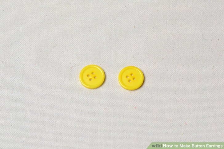 How to Make Button Earrings
