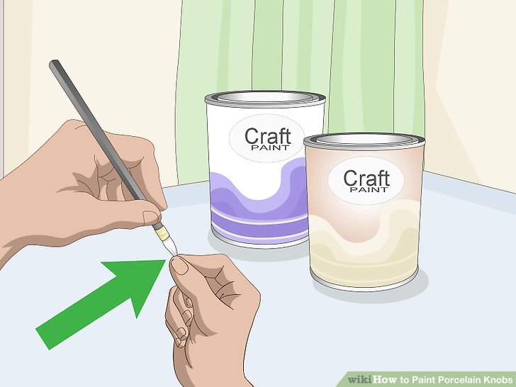 How to Paint Porcelain Knobs