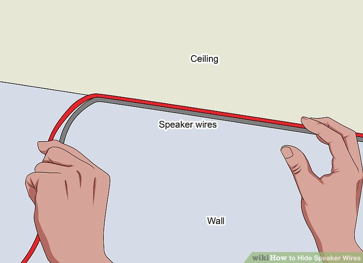 How to Hide Speaker Wire in the Home