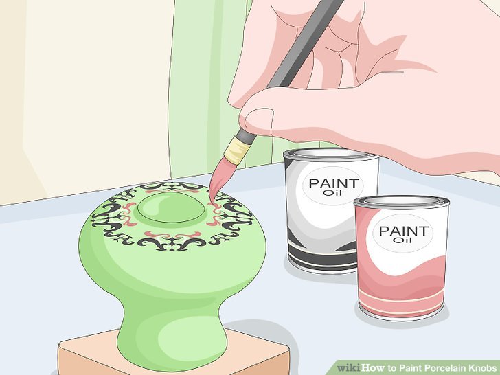 How to Paint Porcelain Knobs