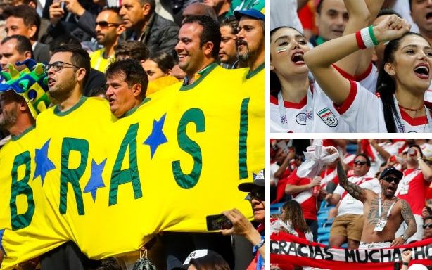 Ranking the fans at World Cup 2018: Where does your country come in bringing the noise to Russia?