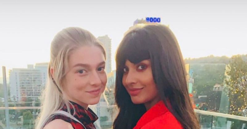 Jameela Jamil Creates a Euphoria-Inspired Makeup Look - and Then Bumps Into 'Jules'!